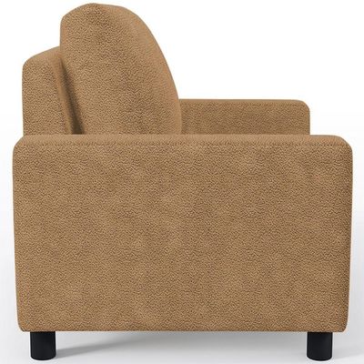 Kit 02 Poltronas Decorativa Para Sala De Estar E Recepção Malta L02 Bouclê Mostarda