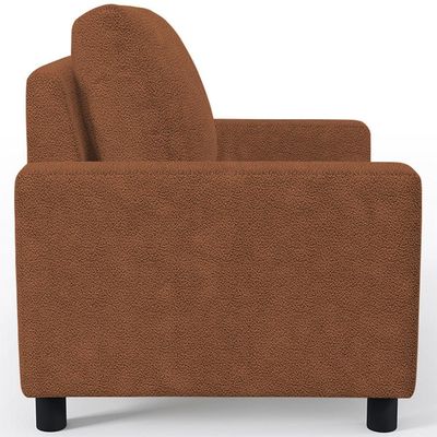 Kit 02 Poltronas Decorativa Para Sala De Estar E Recepção Malta L02 Bouclê Terracota