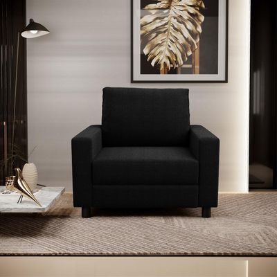 Kit 02 Poltronas Decorativa Para Sala De Estar E Recepção Malta L02 Bouclê Preto