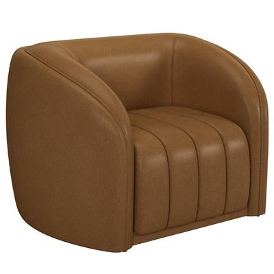 Kit 02 Poltronas Decorativa Para Sala De Estar Lazio M03 Couríssimo Whisky - Lyam Decor