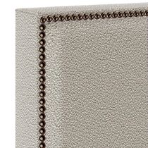 Cabeceira Box Casal Com Tachas 160cm L02 Creme