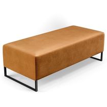 16987104403006 Puff Sala De Estar Base Ferro 120x50 Cm Couríssimo Whisky