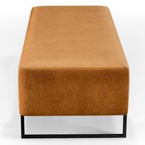16987104403006 Puff Sala De Estar Base Ferro 120x50 Cm Couríssimo Whisky