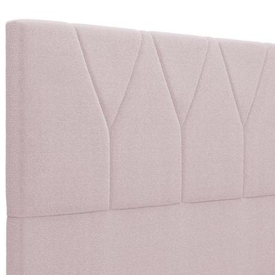 Cabeceira Cama Box Casal King 195 Cm Aurora W01 Bouclê Rosê