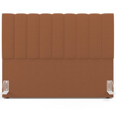 Cabeceira Cama Box Casal King 195 Cm Dália W01 Bouclê Terracota