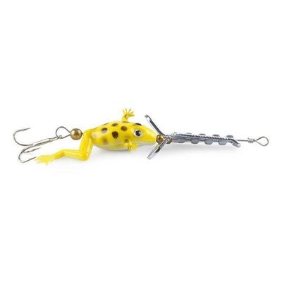 Isca Artificial Maruri Speed Frog Com Hélice Cor 272 Amarela