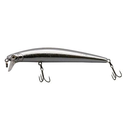 Isca Artificial Maruri Para Pesca - Mr Minnow 100f Cor Cromo