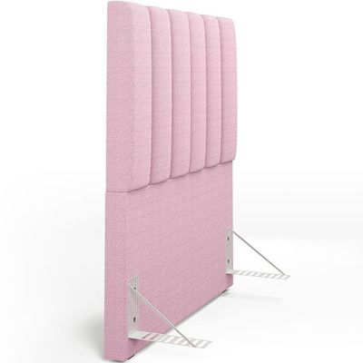 Cabeceira Cama Box Solteiro 100cm Dália W01 Bouclê Rosê