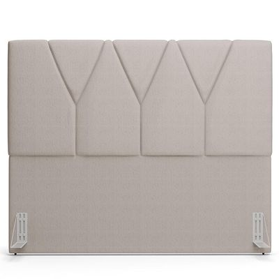 Cabeceira Cama Box Casal King 195 Cm Aurora W01 Linho Bege