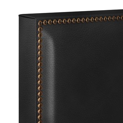 Cabeceira Cama Box Casal Com Tachas 140 Cm Couríssimo Preto