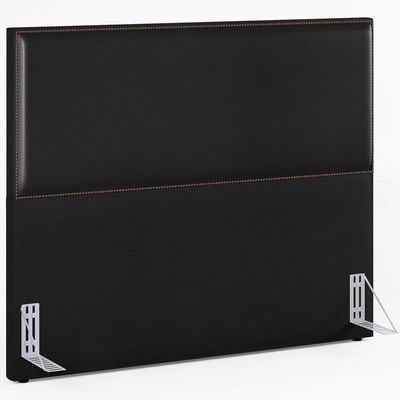 Cabeceira Cama Box Casal Com Tachas 140 Cm Couríssimo Preto