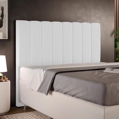 Cabeceira Cama Box Casal 140 Cm Dália W01 Facto Branco