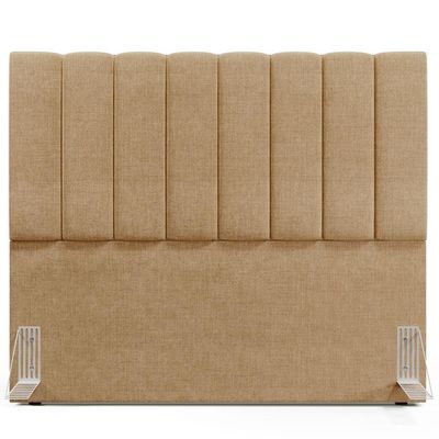 Cabeceira Cama Box Casal 140 Cm Dália W01 Linho Bege Escuro