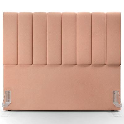 Kit Cabeceira Casal 140 Cm Com Calçadeira Recamier Baú Rosê