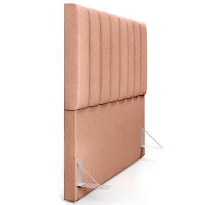 Kit Cabeceira Casal 140 Cm Com Calçadeira Recamier Baú Rosê