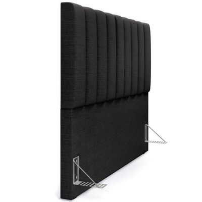 Kit Cabeceira Casal Queen 160cm Com Calçadeira Baú Chumbo