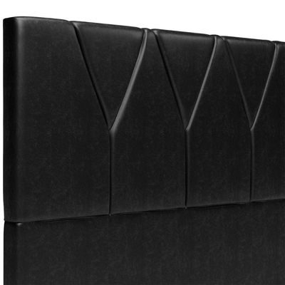 Cabeceira Cama Box Casal King 195 Cm Aurora W01 Preto