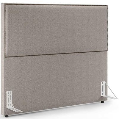 Cabeceira King Tachas 195cm Bege