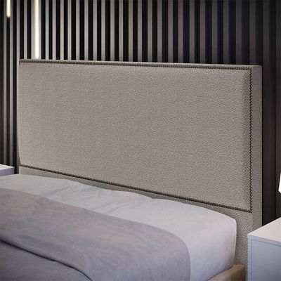 Cabeceira King Tachas 195cm Bege