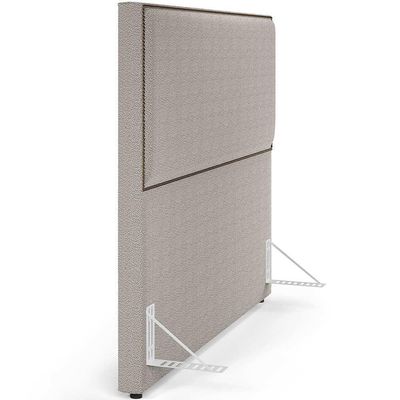 Cabeceira King Tachas 195cm Bege