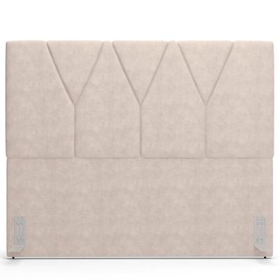 Cabeceira Cama Box Casal King 195 Cm Aurora W01 Suede Bege