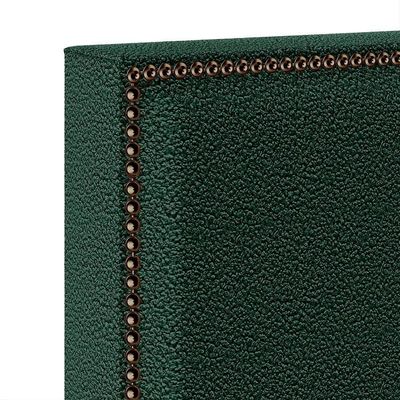 Cabeceira King Tachas 195cm Verde
