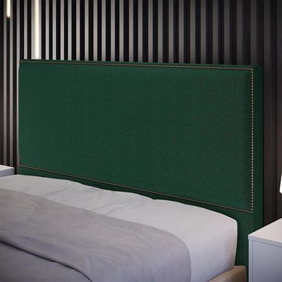 Cabeceira King Tachas 195cm Verde