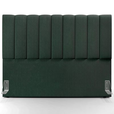 Kit Cabeceira Queen 160cm + Calçadeira Baú Verde Musgo