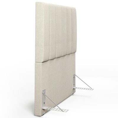 Kit Cabeceira Solteiro 100cm Calçadeira Baú Champagne