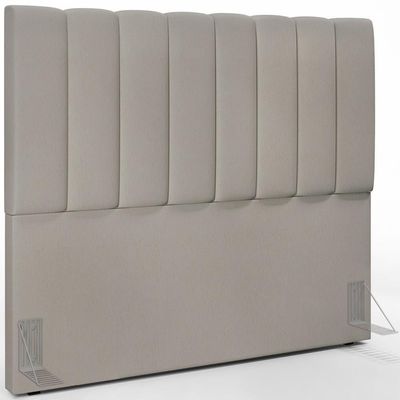 Kit Cabeceira Casal 140cm E Calçadeira Recamier Baú Bege