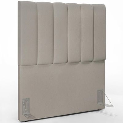 Cabeceira Cama Box Solteiro 100 Cm Dália W01 Linho Bege
