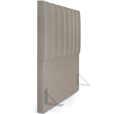 Cabeceira Cama Box Solteiro 100 Cm Dália W01 Linho Bege