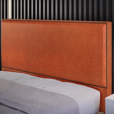 Cabeceira Cama Box Casal Tachas 140 Cm Vicenza L02 Camel