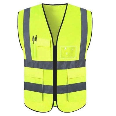 Colete Faixa Sinalizador Kit 30 Uni Refletivo Segurança Trabalho Epi Blusão Fluorescente