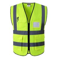 Colete Faixa Sinalizador Kit 50 Uni Refletivo Segurança Trabalho Epi Fluorescente