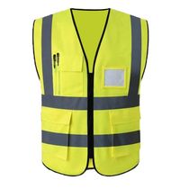 Colete Faixa Sinalizador Kit 50 Uni Refletivo Segurança Trabalho Epi Fluorescente