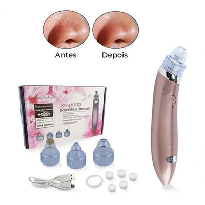 Máquina Sucção A Vácuo Remove Cravos Aparelho Acne Cleaning