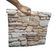 Kit Papel De Parede 6 Unid Pedra Marrom Claro Autoadesivo