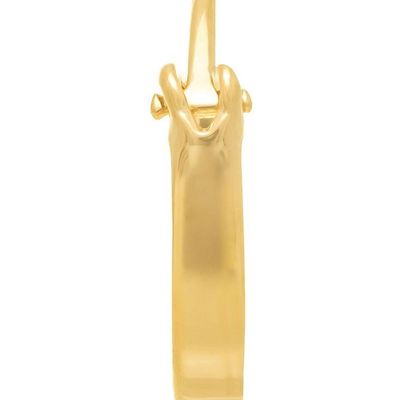 Brincos Rommanel Infantil Argola Folhado Ouro 18k