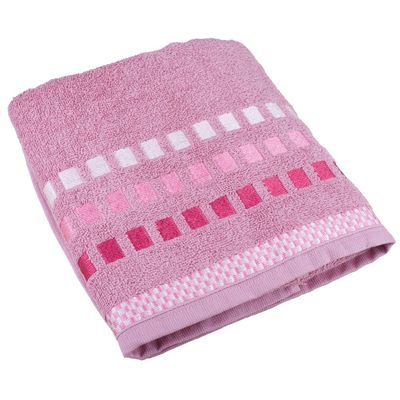 Toalha de Banho Calera Karsten Rosa Retrô