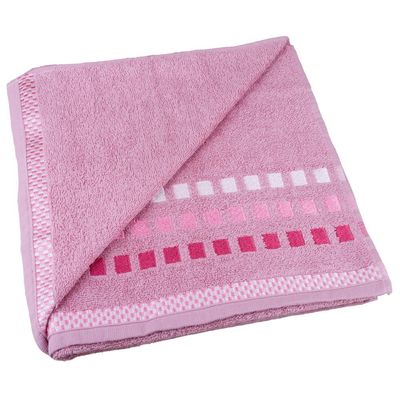 Toalha de Banho Calera Karsten Rosa Retrô