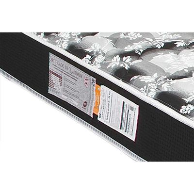 Colchão Solteiro Espuma D28 Celebrity Black (78x188x12) - Luckspuma