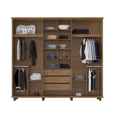 Guarda Roupa Com 6 Portas Varese Cinamomo