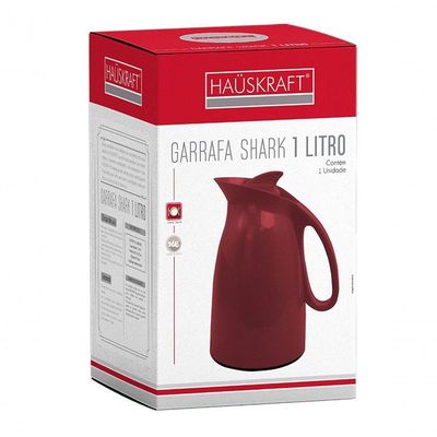 Garrafa Termica Shark 1 Litro Carmin Gart-006cn Hauskraft