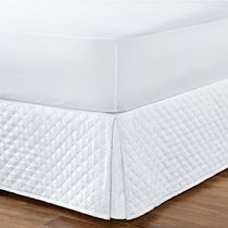 Saia Box Solteiro Matelada 01 Peça - Branco