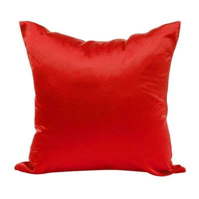 Capa Almofada Sala Quarto Cozinha 40x40 Cetim Zíper 02 Un Cor:vermelha