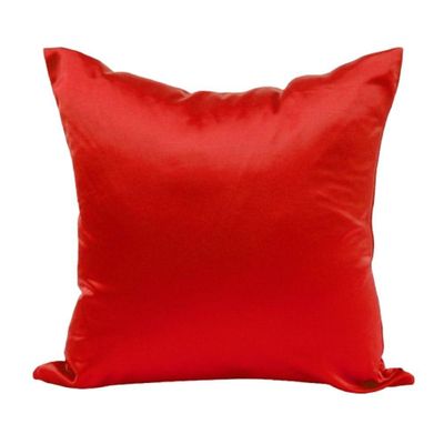Capa Almofada Sala Quarto Cozinha 40x40 Cetim Zíper 02 Un Cor:vermelha