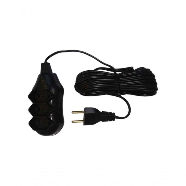 Extensao Fc New Pop Par 01,50M 2X0,75 Preto Blister