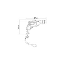 Furadeira De Impacto Tramontina 500 W 127 V 3-8'' Com Sistem
