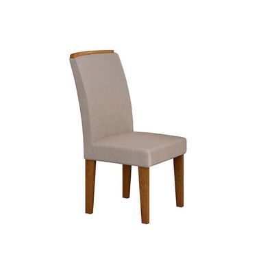 Sala de Jantar Completa Londrina 180Cm + 6 Cadeiras Lunara Imbuia Linho Turim